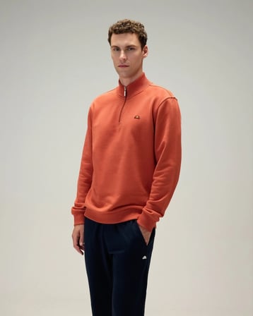 Ellesse 5WM3580-BR Erkek Sweat Kiremit