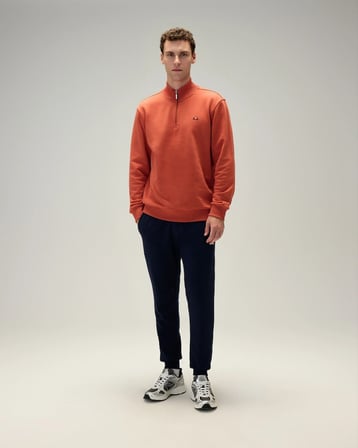 Ellesse 5WM3580-BR Erkek Sweat Kiremit