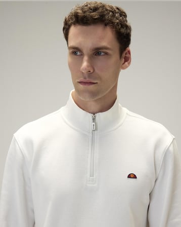 Ellesse 5WM3580-OF Erkek Sweat Kırık Beyaz
