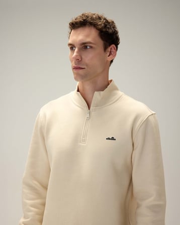 Ellesse 6WM1010-BG Erkek Fermuarlı Sweat Bej