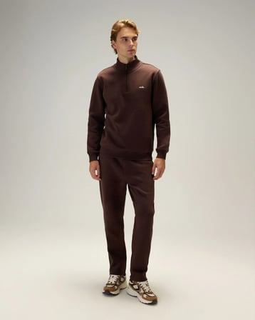 Ellesse 6WM1010-BRW Erkek Fermuarlı Sweat Kahverengi