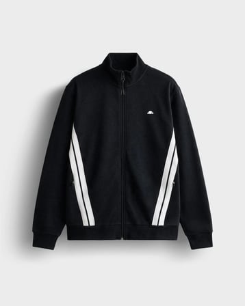 Ellesse 6WM1022-BK Erkek Fermuarlı Sweat Siyah