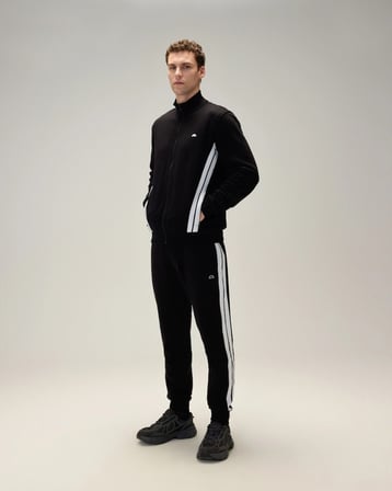 Ellesse 6WM1022-BK Erkek Fermuarlı Sweat Siyah