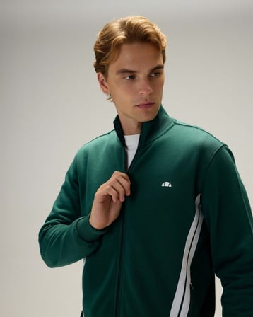 Ellesse 6WM1022-GRN Erkek Fermuarlı Sweat Yeşil