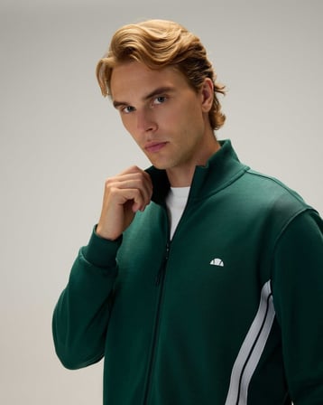 Ellesse 6WM1022-GRN Erkek Fermuarlı Sweat Yeşil