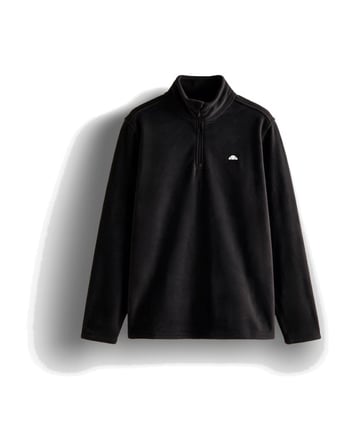 Ellesse 6WM1023-BK Erkek Yarım Fermuarlı Polar Siyah