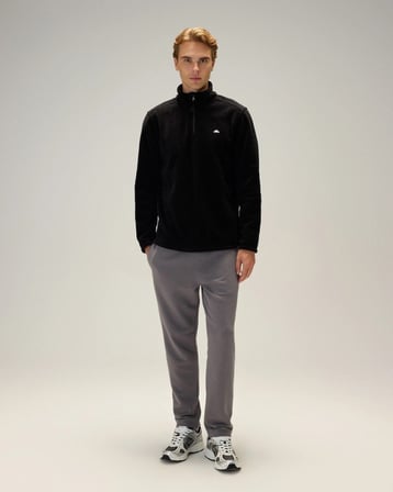 Ellesse 6WM1023-BK Erkek Yarım Fermuarlı Polar Siyah