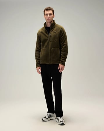 Ellesse 6WM1024-KH Erkek Fermuarlı Polar Ceket Haki