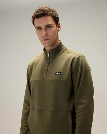 Ellesse Erkek YARIM FERMUARLI SWEAT