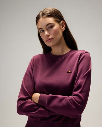 Ellesse 5WF3553-BRD Kadın Sweat Bordo