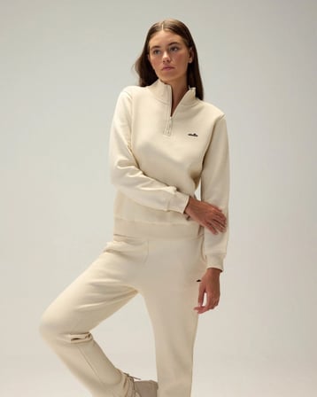 Ellesse 6WF1027-BG Kadın Fermuarlı Sweat Bej