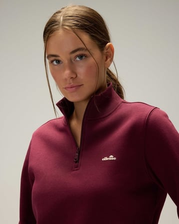 Ellesse 6WF1027-BRD Kadın Fermuarlı Sweat Bordo