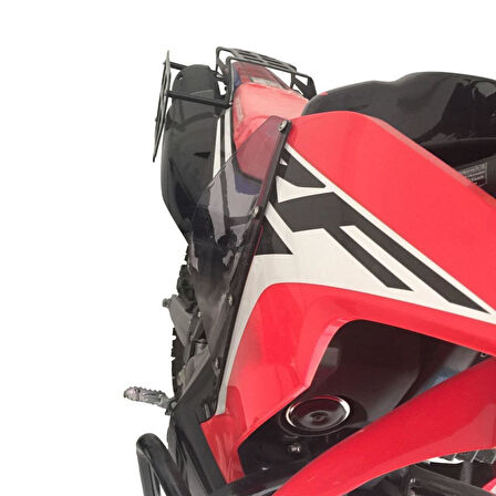 GP Kompozit Honda CRF250 Rally 2017-2020 Uyumlu Bacak Koruma Siyah