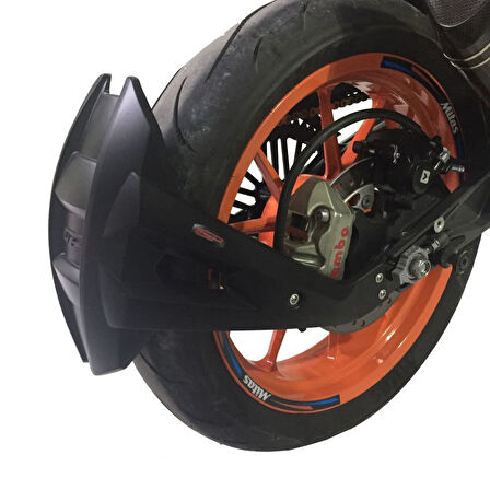 GP Kompozit KTM Duke 250 / 390 2011-2024 Uyumlu Arka Çamur Sıyırıcı Siyah