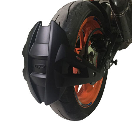 GP Kompozit KTM Duke 250 / 390 2011-2024 Uyumlu Arka Çamur Sıyırıcı Siyah
