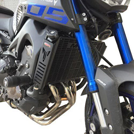 GP Kompozit Yamaha MT-09 2013-2016 Uyumlu Korumalı Radyatör Koruma Siyah