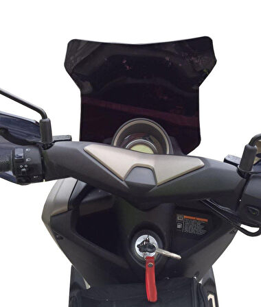 Gp Kompozit Siperlik Tur Camı Spor Nmax 125-155 2015-2020 Siyah - 54 Cm