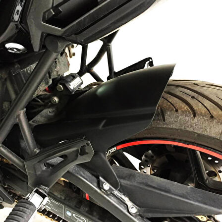 GP Kompozit Kawasaki Versys 650 2009-2017 Uyumlu Arka Çamurluk Siyah