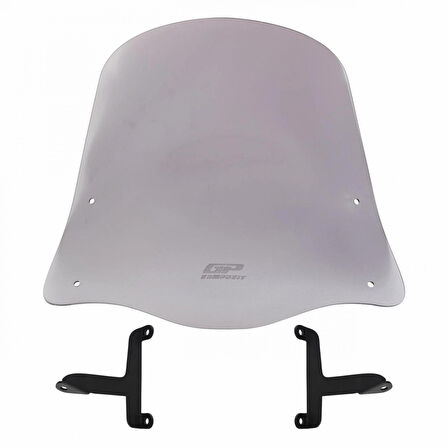 Gp Kompozit Siperlik Tur Camı Füme Spacy Fızy Actıva 125 Scooter 42 Cm