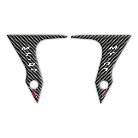 GP Kompozit Yamaha MT-07 2014-2017 Uyumlu Çamurluk Pad Seti Karbon