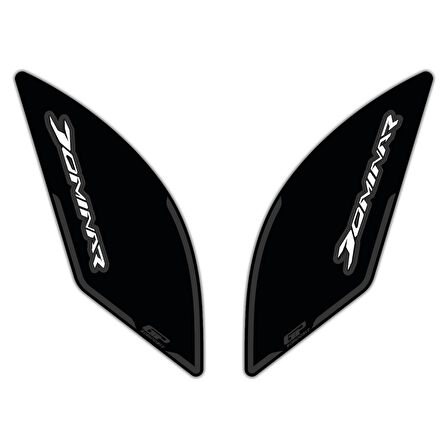 GP Kompozit Bajaj Dominar 250 / 400 2017-2024 Uyumlu Yan Pad Siyah