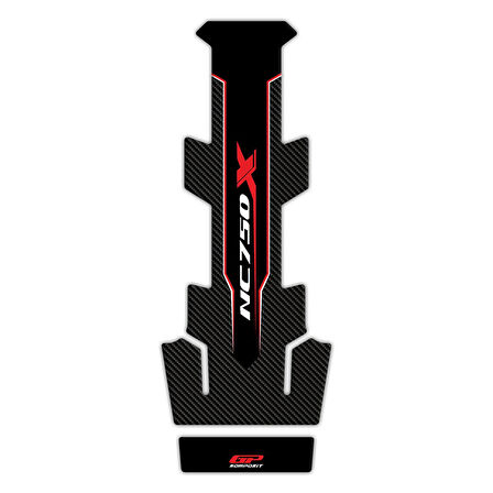 GP Kompozit Honda NC 750 X 2016-2020 Uyumlu Tank Pad Kırmızı