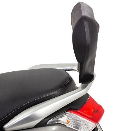 GP Kompozit Yamaha NMAX 125 / 155 2015-2024 Uyumlu Spor Sissy Bar Siyah