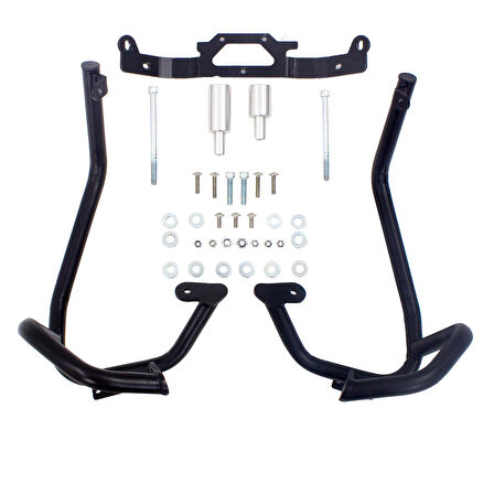 GP Kompozit KTM 790 / 890 ADV / ADV R 2021-2022 Uyumlu Motor Koruma Demiri Siyah
