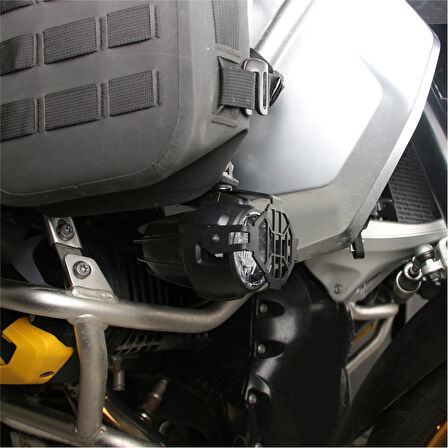 GP Kompozit BMW R 1200 GS / R 1250 GS ADV 2013-2024 Uyumlu Sis Farı Koruma Siyah