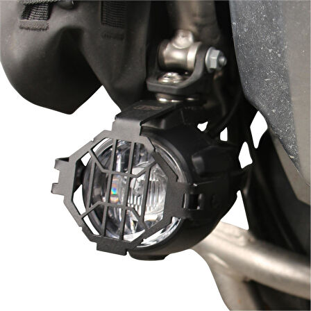 GP Kompozit BMW R 1200 GS / R 1250 GS ADV 2013-2024 Uyumlu Sis Farı Koruma Siyah