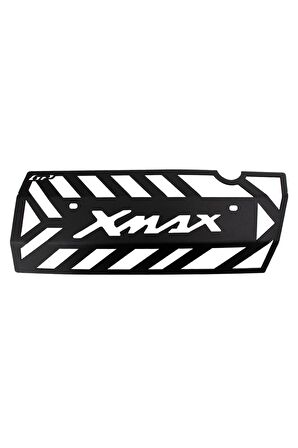 Yamaha Xmax 2018-2022 Uyumlu Egzoz Koruma Kapağı Siyah