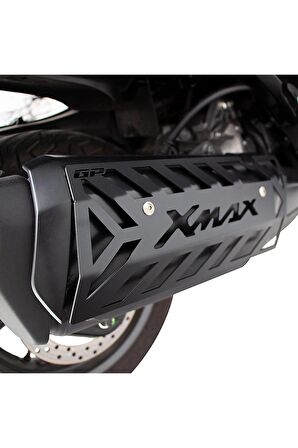 Yamaha Xmax 2018-2022 Uyumlu Egzoz Koruma Kapağı Siyah