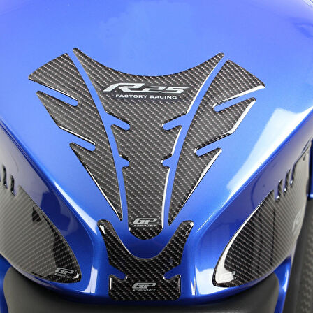 GP Kompozit Yamaha R25 2019-2024 Uyumlu Tank Pad Seti Kırmızı