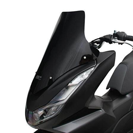 Gp Kompozit Siperlik Tur Camı Spor Siyah 55cm Honda Pcx 125 150 2021-2024