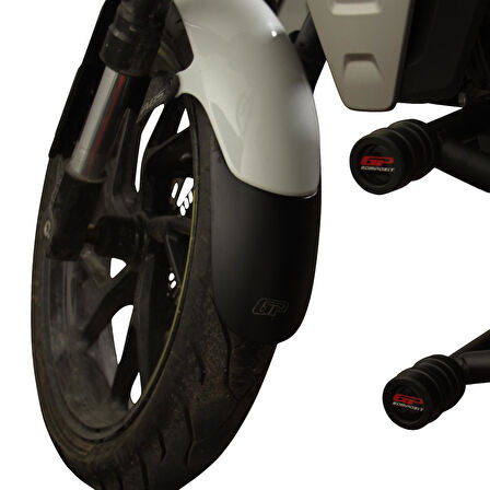 GP Kompozit CF Moto 250 CL-X 2022-2024 Uyumlu Ön Çamurluk Uzatma Siyah