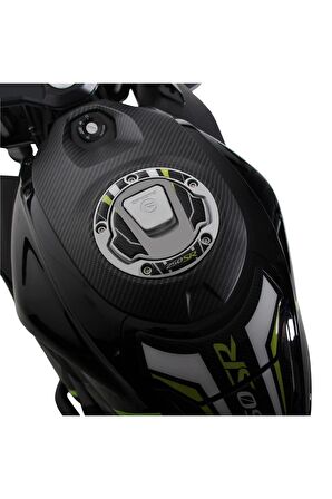 Cf Moto 250 Sr 2020-2023 Uyumlu Tank Pad Seti Siyah - Kırmızı