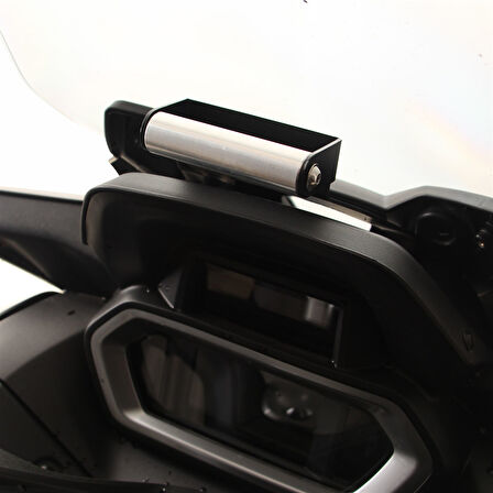 GP Kompozit Yamaha XMAX 250 2024 Uyumlu Telefon / Navigasyon Tutucu Siyah