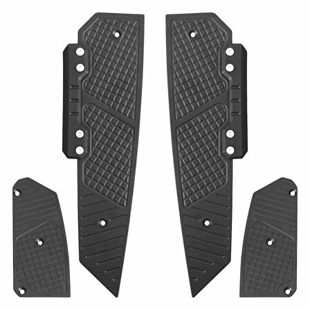 GP Kompozit Honda Forza 250 2018-2025 Uyumlu Basamak Alüminyum Siyah