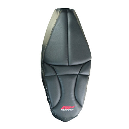 GP Kompozit Honda PCX 125 / 150 2014-2025 Uyumlu Motosiklet Konfor Sele Kılıfı Siyah