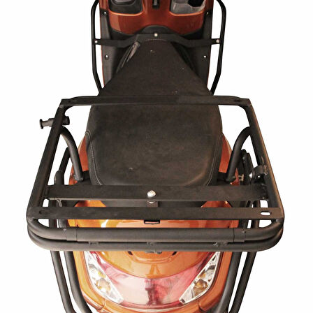 GP Kompozit TVS Jupiter 125 2023-2024 Uyumlu Damperli Çanta Demiri Siyah