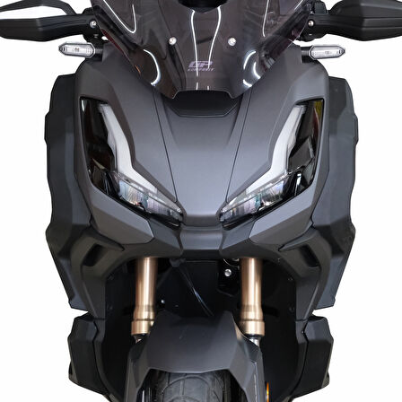 GP Kompozit Honda ADV 350 2023-2025 Uyumlu Üst Bacak Koruma Siyah