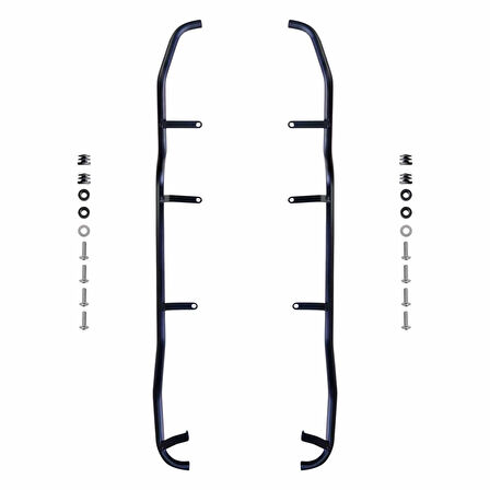 GP Kompozit Honda Forza 250 2023-2025 Uyumlu Motor Koruma Demiri Siyah