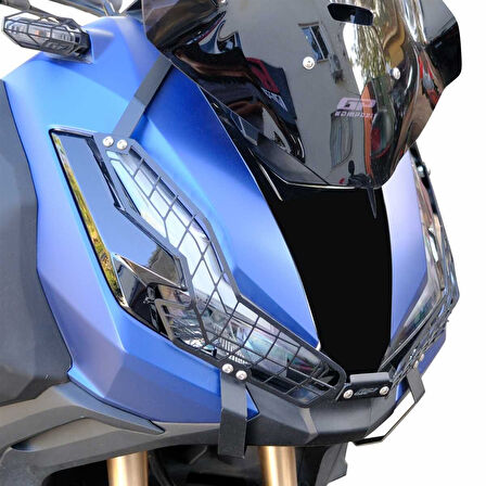 GP Kompozit Honda ADV 350 2023-2025 Uyumlu Far Koruma Siyah