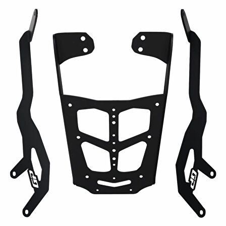 GP Kompozit Bajaj Pulsar NS 125 2023-2024 Uyumlu Arka Çanta Demiri Siyah