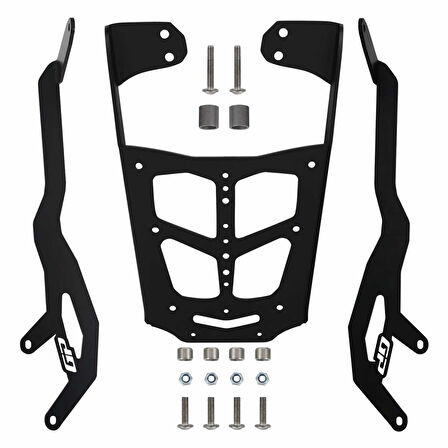 GP Kompozit Bajaj Pulsar NS 125 2023-2024 Uyumlu Arka Çanta Demiri Siyah