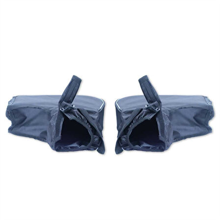 GP Kompozit Universal Scooter El Korumalı Rüzgarlık Siyah