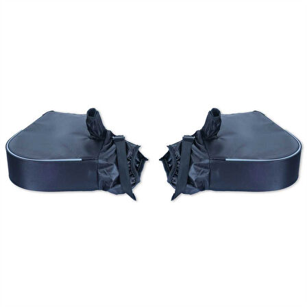 GP Kompozit Universal Scooter El Korumalı Rüzgarlık Siyah