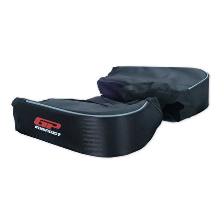 GP Kompozit Universal Naked / Max Scooter El Korumalı Rüzgarlık Siyah