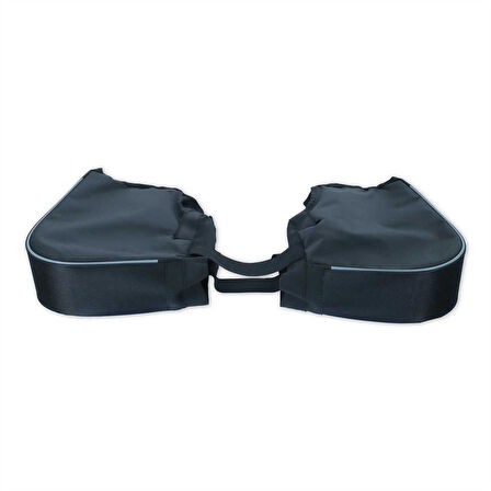 GP Kompozit Universal Naked / Max Scooter El Korumalı Rüzgarlık Siyah