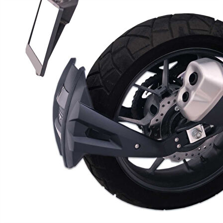 GP Kompozit Honda NX 500 2025 Uyumlu Çamur Sıyırıcı Siyah